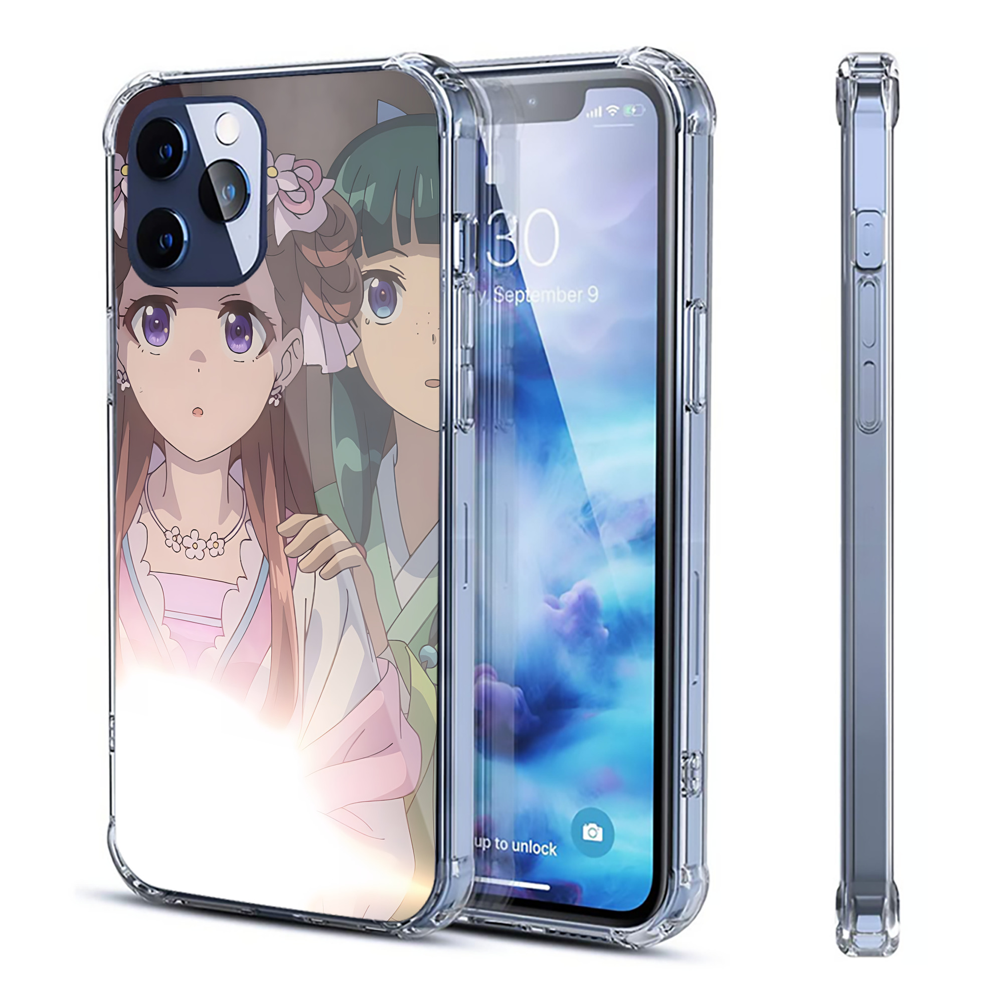 （画像用） 薬屋のひとりごと The Apothecary Diaries 【iPhone 12シリーズ対応】透明スマホケース（クリアソフトケース）